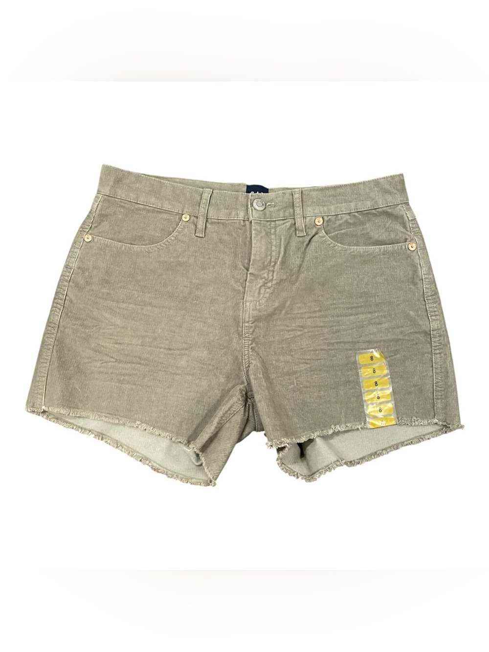 Gap Women’s 3.5 inch Corduroy Shorts in Olive Green NWT